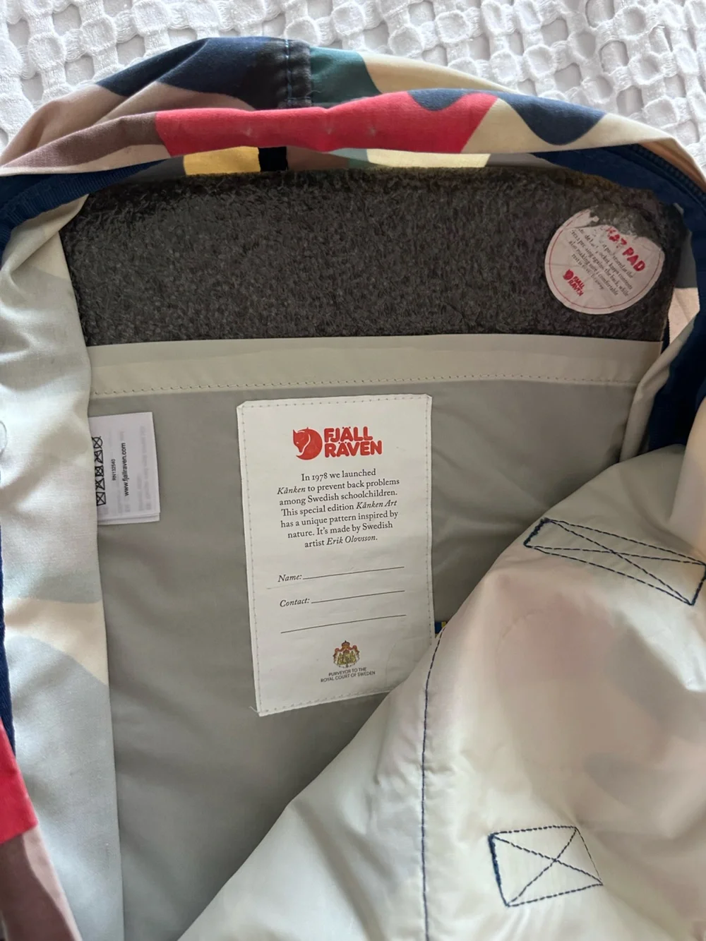 FJALLRAVEN kanken 23614 Art Laptop 17” Backpack